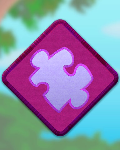 Blue Puzzle Piece Badge - Snowbird Solitaire Blue Puzzle Piece Badge - Snowbird Solitaire
