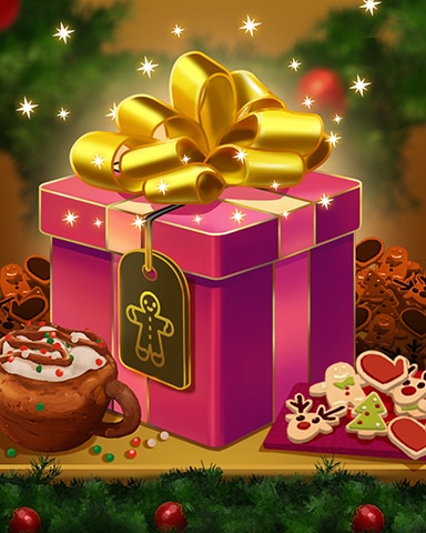 Holiday Food Gift Badge - Pogo&trade; Slots