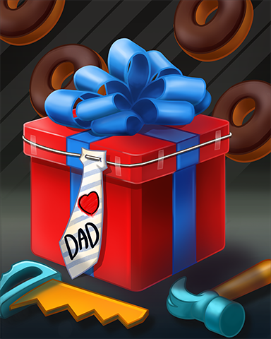 Gift For Dad Badge - Mahjong Safari HD Gift For Dad Badge - Mahjong Safari HD