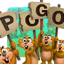 We Want Pogo Badge - Word Whomp We Want Pogo Badge - Word Whomp