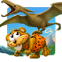 Going Prehistoric Badge - Word Whomp Going Prehistoric Badge - Word Whomp