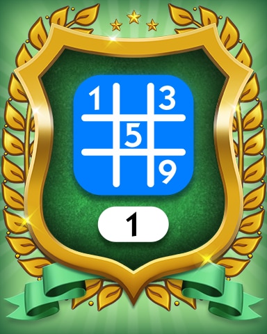 Beginner 1 Badge - MONOPOLY Sudoku Beginner 1 Badge - MONOPOLY Sudoku