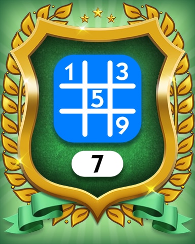 Beginner 7 Badge - MONOPOLY Sudoku Beginner 7 Badge - MONOPOLY Sudoku