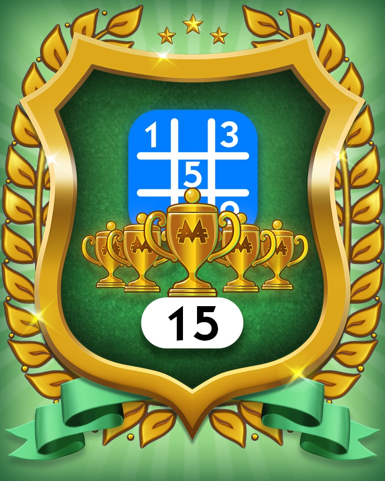 5-Trophy Beginner 15 Badge - MONOPOLY Sudoku 5-Trophy Beginner 15 Badge - MONOPOLY Sudoku