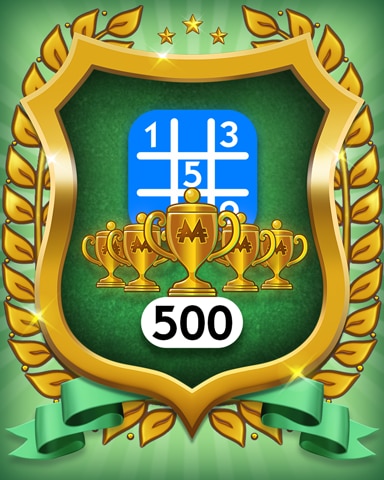 5-Trophy Beginner 500 Badge - MONOPOLY Sudoku 5-Trophy Beginner 500 Badge - MONOPOLY Sudoku