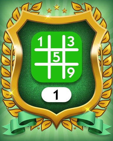 Easy 1 Badge - MONOPOLY Sudoku Easy 1 Badge - MONOPOLY Sudoku