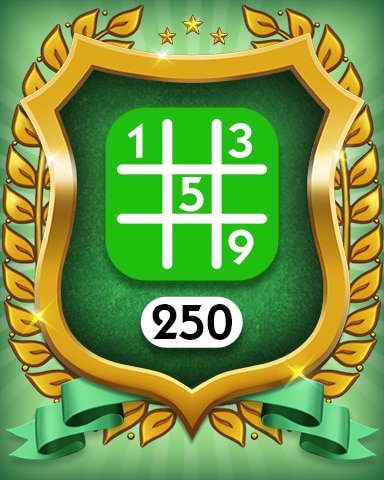 Easy 250 Badge - MONOPOLY Sudoku Easy 250 Badge - MONOPOLY Sudoku