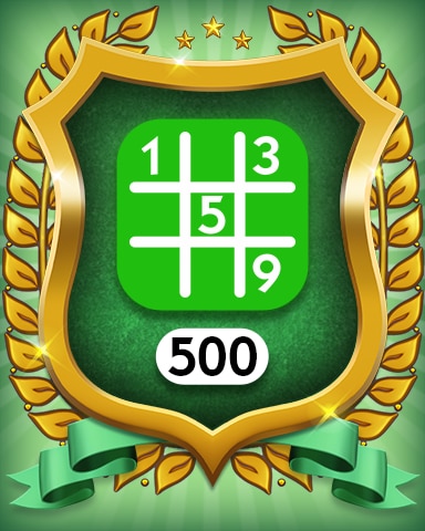Easy 500 Badge - MONOPOLY Sudoku