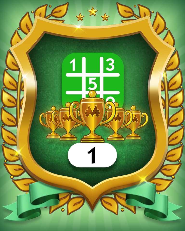 5-Trophy Easy 1 Badge - MONOPOLY Sudoku 5-Trophy Easy 1 Badge - MONOPOLY Sudoku