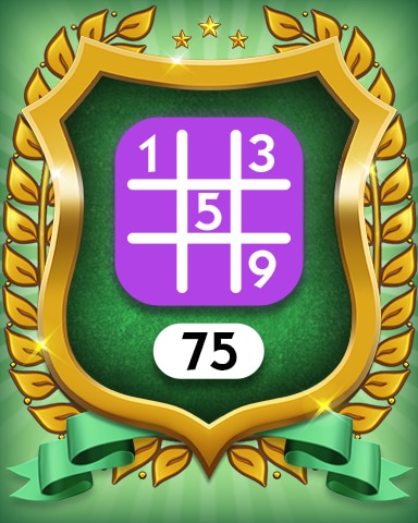 Expert 75 Badge - MONOPOLY Sudoku Expert 75 Badge - MONOPOLY Sudoku