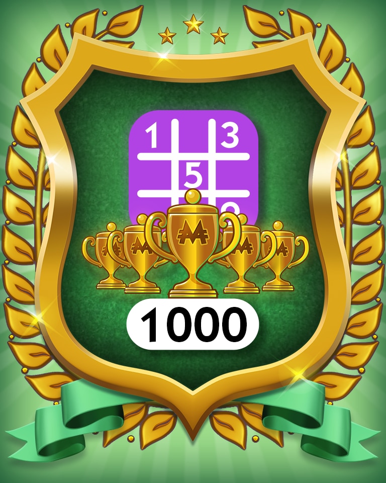 5-Trophy Expert 1000 Badge - MONOPOLY Sudoku 5-Trophy Expert 1000 Badge - MONOPOLY Sudoku