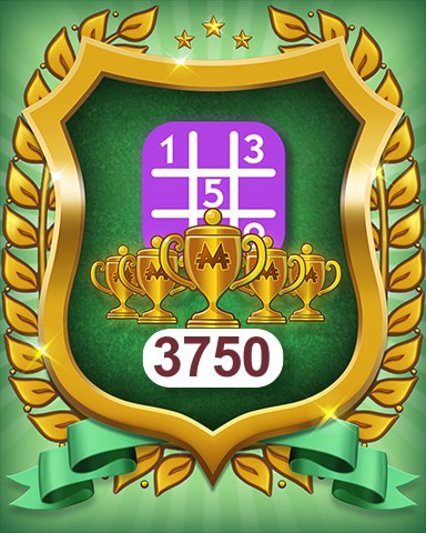5-Trophy Expert 3750 Badge - MONOPOLY Sudoku 5-Trophy Expert 3750 Badge - MONOPOLY Sudoku