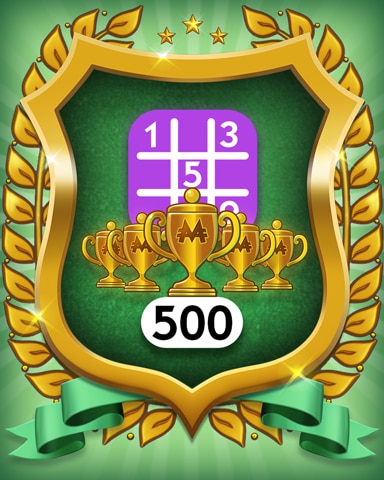 5-Trophy Expert 500 Badge - MONOPOLY Sudoku 5-Trophy Expert 500 Badge - MONOPOLY Sudoku