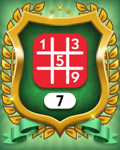 Hard 7 Badge - MONOPOLY Sudoku