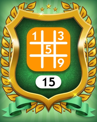 Medium 15 Badge - MONOPOLY Sudoku Medium 15 Badge - MONOPOLY Sudoku