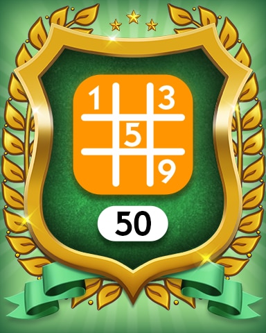 Medium 50 Badge - MONOPOLY Sudoku Medium 50 Badge - MONOPOLY Sudoku