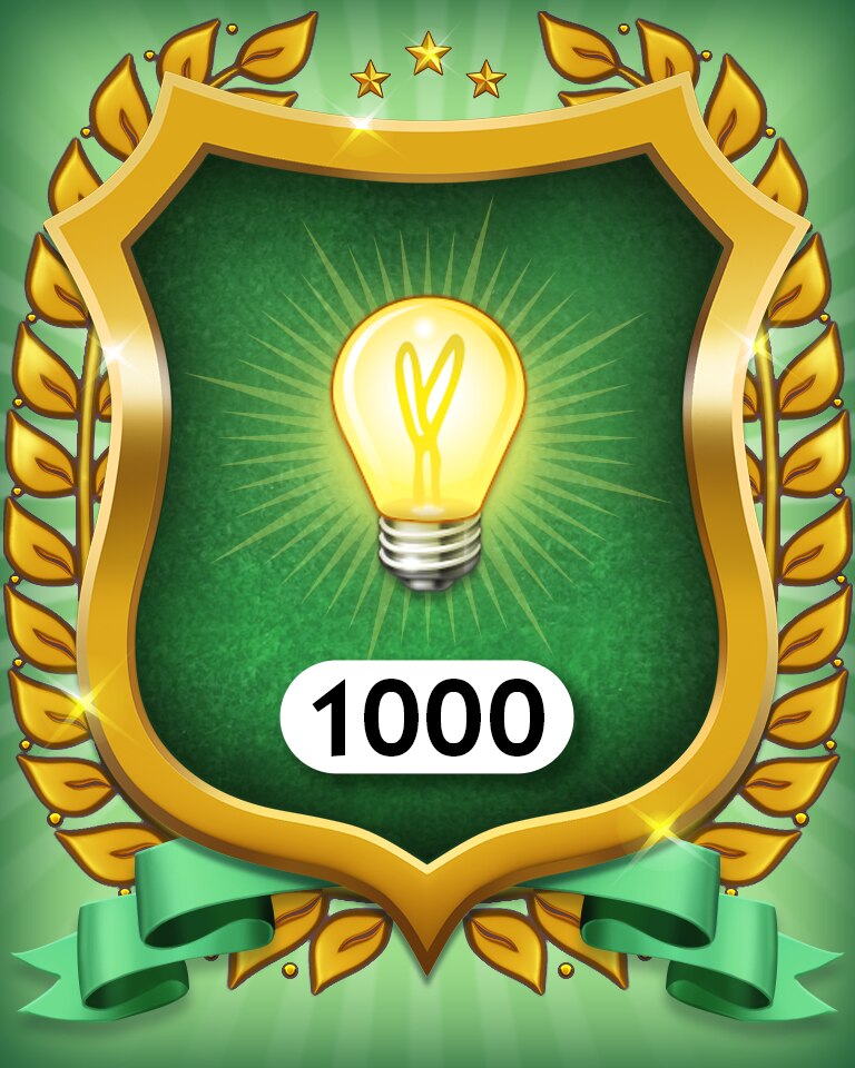 No Hints 1000 Badge - MONOPOLY Sudoku No Hints 1000 Badge - MONOPOLY Sudoku