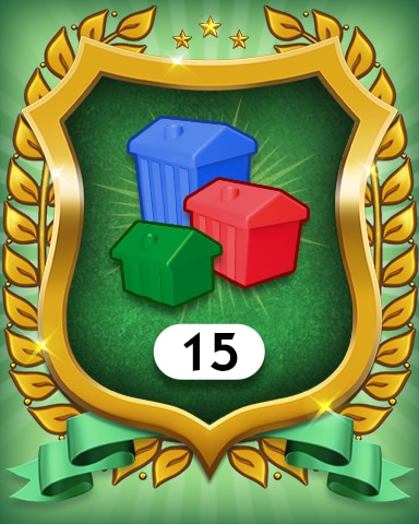 Property Investment 15 Badge - MONOPOLY Sudoku Property Investment 15 Badge - MONOPOLY Sudoku