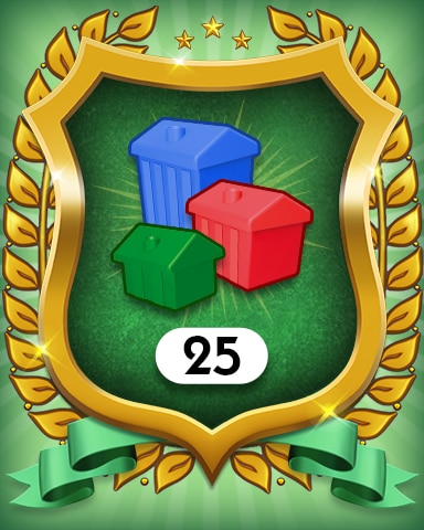 Property Investment 25 Badge - MONOPOLY Sudoku Property Investment 25 Badge - MONOPOLY Sudoku