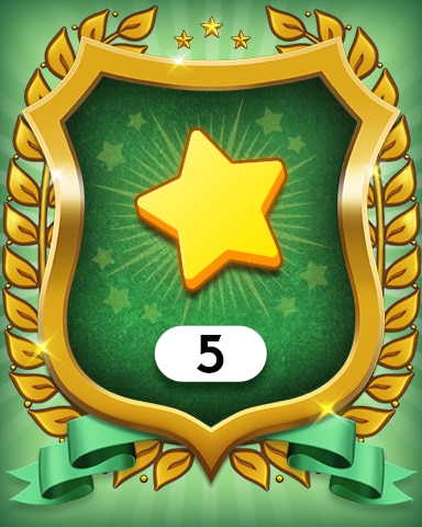 Stars 5 Badge - MONOPOLY Sudoku Stars 5 Badge - MONOPOLY Sudoku