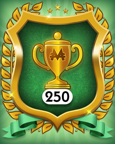 Trophies 250 Badge - MONOPOLY Sudoku Trophies 250 Badge - MONOPOLY Sudoku