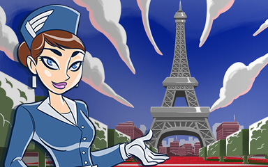 Paris Coach Badge - Jet Set Solitaire Paris Coach Badge - Jet Set Solitaire