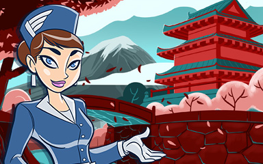 Kyoto Coach Badge - Jet Set Solitaire Kyoto Coach Badge - Jet Set Solitaire