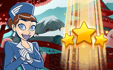 Kyoto World Class Badge - Jet Set Solitaire Kyoto World Class Badge - Jet Set Solitaire