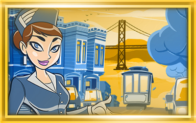 San Francisco Extended Stay Coach Badge - Jet Set Solitaire San Francisco Extended Stay Coach Badge - Jet Set Solitaire