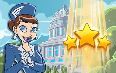 Washington DC World Class Badge - Jet Set Solitaire Washington DC World Class Badge - Jet Set Solitaire
