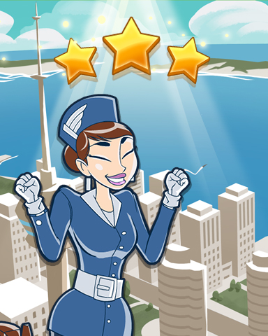 Toronto World Class Badge - Jet Set Solitaire Toronto World Class Badge - Jet Set Solitaire