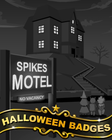 Spike's Motel Badge - Poppit! Party Spike's Motel Badge - Poppit! Party