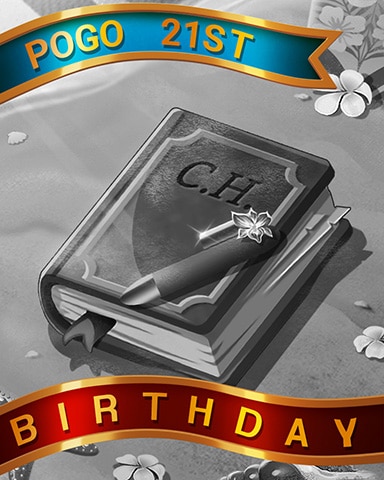 Beach Journal Birthday Badge - Claire Hart: Secret In The Shadows Beach Journal Birthday Badge - Claire Hart: Secret In The Shadows