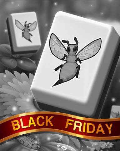 Busy Bee Tiles Black Friday Badge - Mahjong Safari HD Busy Bee Tiles Black Friday Badge - Mahjong Safari HD