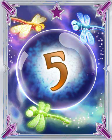 Magic Dragonfly 5 Badge - Jet Set Solitaire Magic Dragonfly 5 Badge - Jet Set Solitaire