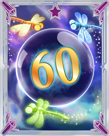 Magic Dragonfly 60 Badge - Trizzle Magic Dragonfly 60 Badge - Trizzle