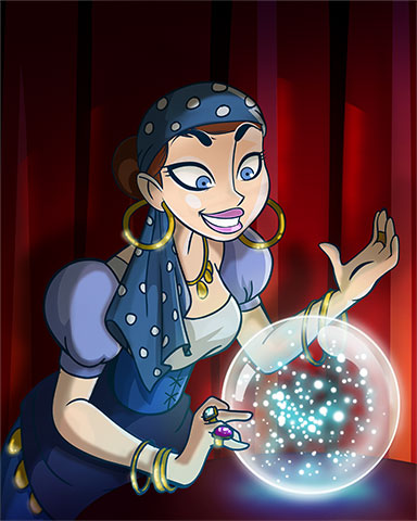 Pogo Pam The Fortune Teller Badge Pogo Pam The Fortune Teller Badge