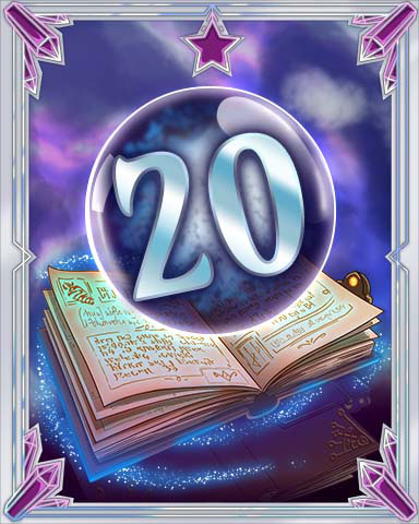 Spellbook Vol. 20 Badge - Solitaire Gardens Spellbook Vol. 20 Badge - Solitaire Gardens