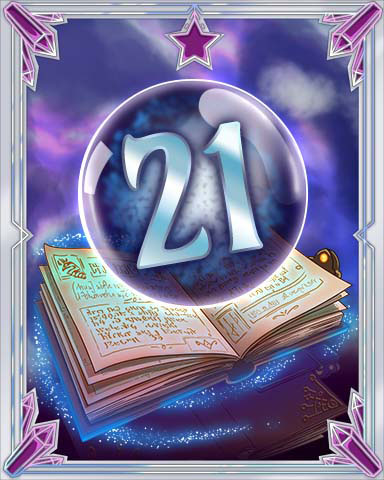 Spellbook Vol. 21 Badge - Solitaire Gardens Spellbook Vol. 21 Badge - Solitaire Gardens