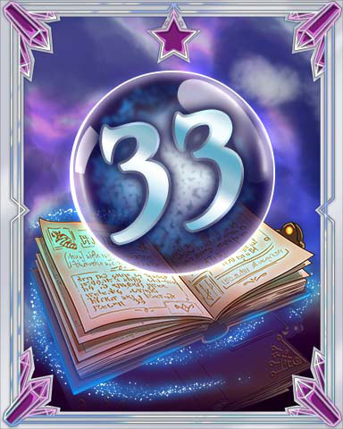 Spellbook Vol. 33 Badge - Jet Set Solitaire Spellbook Vol. 33 Badge - Jet Set Solitaire