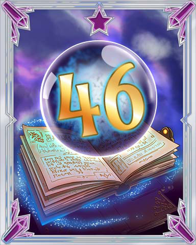 Spellbook Vol. 46 Badge - Mahjong Garden HD Spellbook Vol. 46 Badge - Mahjong Garden HD