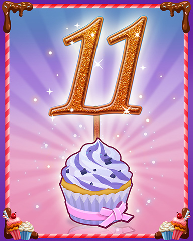 Vanilla Cupcake #11 Badge - Snowbird Solitaire Vanilla Cupcake #11 Badge - Snowbird Solitaire