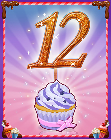 Vanilla Cupcake #12 Badge - Snowbird Solitaire Vanilla Cupcake #12 Badge - Snowbird Solitaire