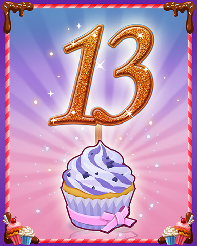 Vanilla Cupcake #13 Badge - Mahjong Sanctuary Vanilla Cupcake #13 Badge - Mahjong Sanctuary