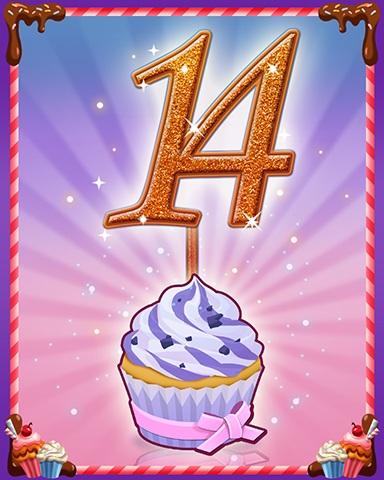 Vanilla Cupcake #14 Badge - Mahjong Sanctuary Vanilla Cupcake #14 Badge - Mahjong Sanctuary
