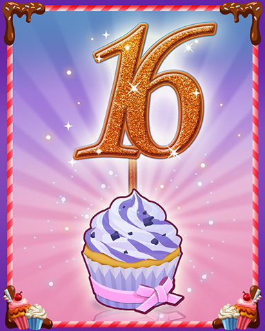 Vanilla Cupcake #16 Badge - Mahjong Sanctuary Vanilla Cupcake #16 Badge - Mahjong Sanctuary