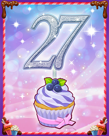 Vanilla Cupcake #27 Badge - Poppit! Bingo Vanilla Cupcake #27 Badge - Poppit! Bingo