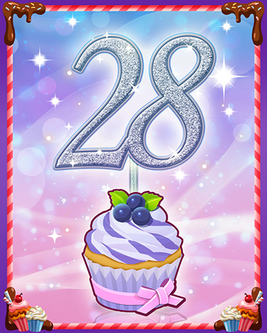 Vanilla Cupcake #28 Badge - Poppit! Bingo Vanilla Cupcake #28 Badge - Poppit! Bingo