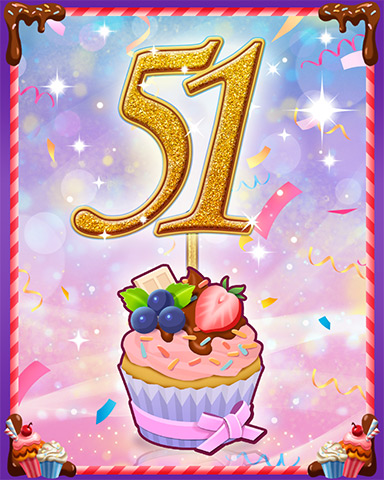Vanilla Cupcake #51 Badge - Jigsaw Treasure Hunter HD Vanilla Cupcake #51 Badge - Jigsaw Treasure Hunter HD