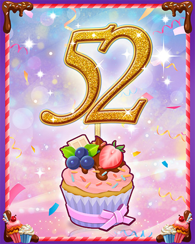 Vanilla Cupcake #52 Badge - Crazy Cakes 2 Vanilla Cupcake #52 Badge - Crazy Cakes 2